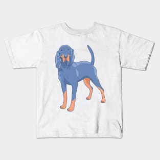 Black and Tan Coonhound Kids T-Shirt